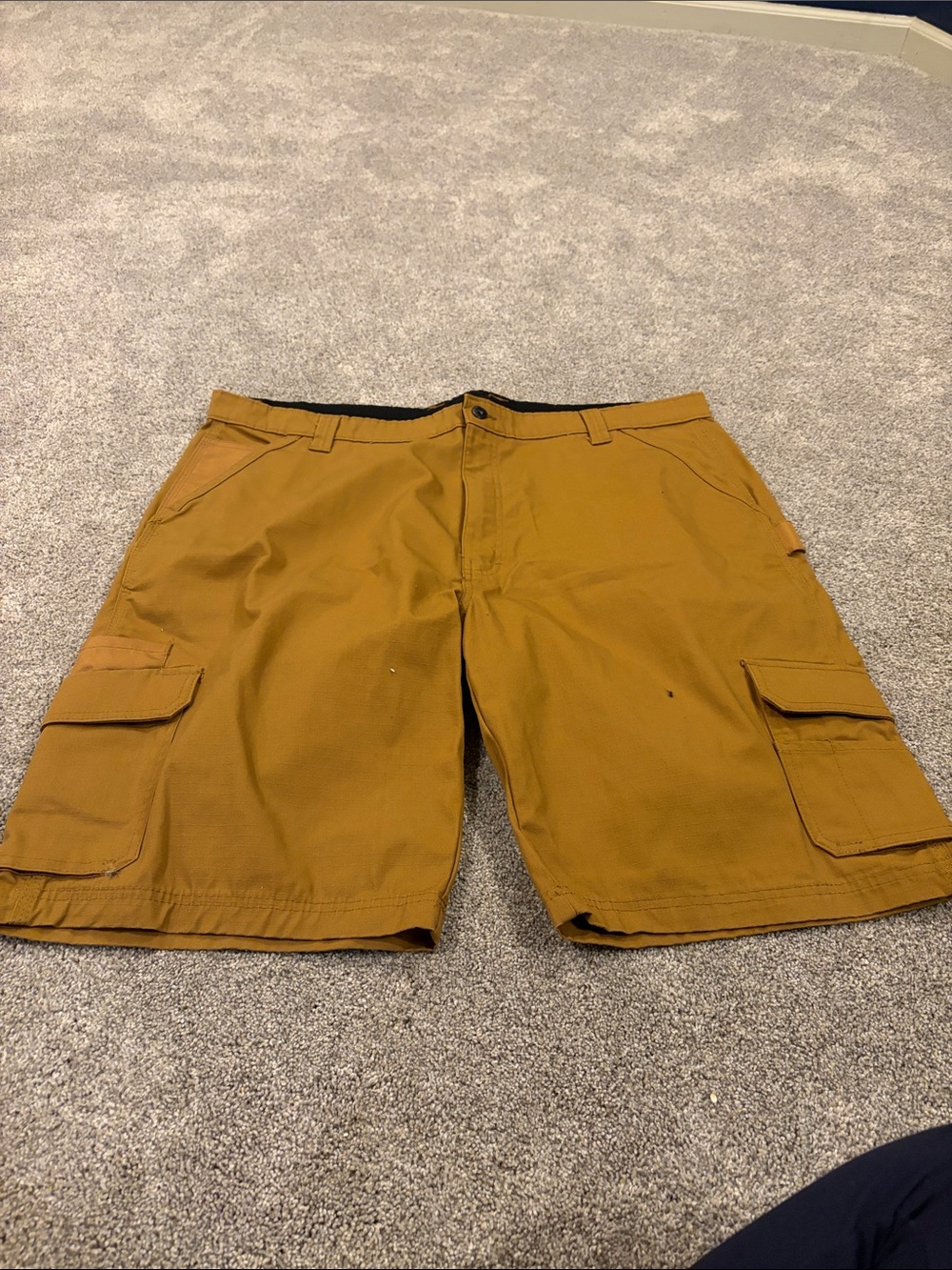 Dickies Men's Cargo Shorts/Jorts in Mustard Brown